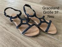 Sandale Sandalette Graceland 37 schwarz neu Brandenburg - Prenzlau Vorschau