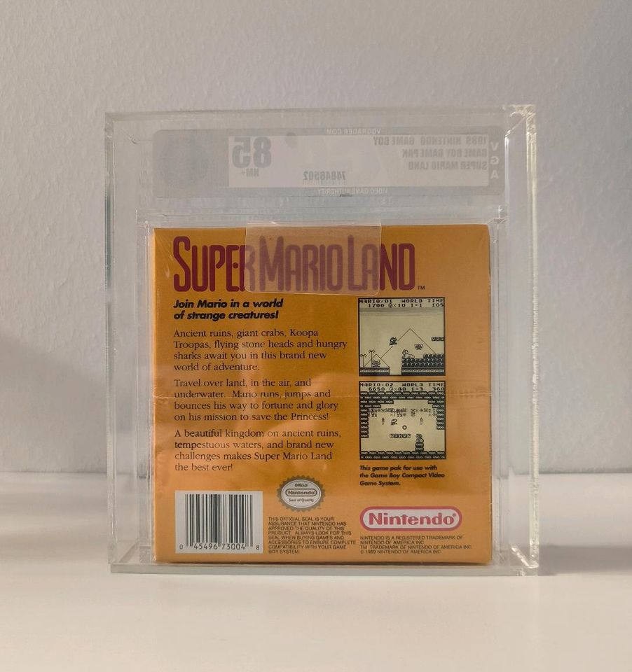 Super Mario Land - Nintendo Game Boy - sealed - VGA 85 - No WATA in Remscheid