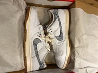 Nike Dunk Low White / Midnight Navy Gr. 45,5 Hessen - Dornburg Vorschau