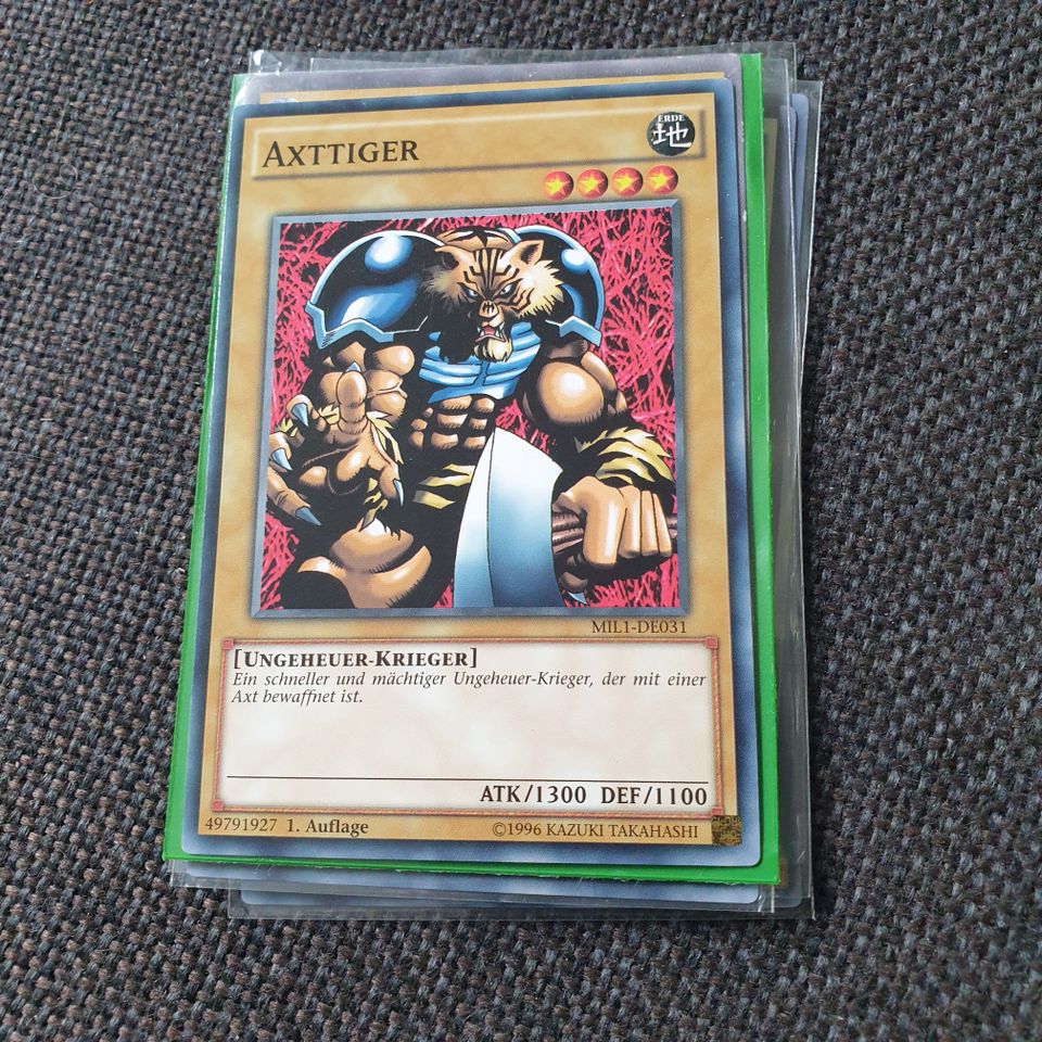 Yu-Gi-Oh! Axttiger, MIL1-DE031, Common, 1. Auflage, Deutsch, Near in Essen