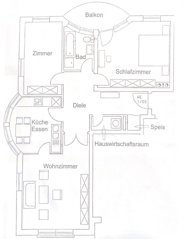 Helle und moderne 3-Zimmer Wohnung mit Balkon. Ideal für Kapitalanleger oder Eigennutzer in Arnstorf