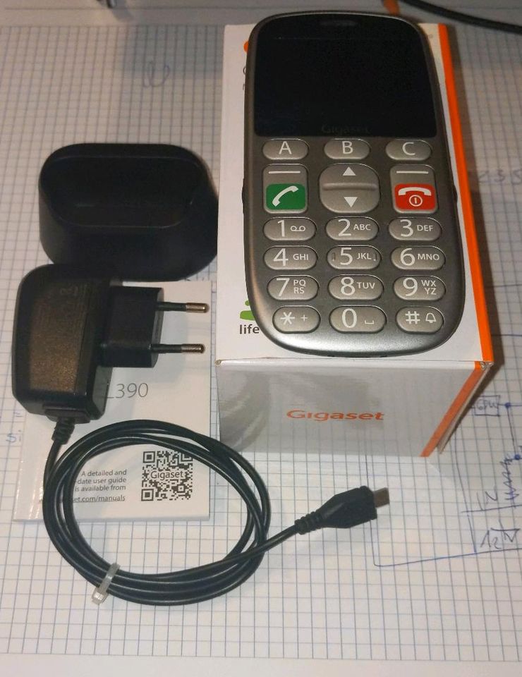 Gigaset GL390 Senioren Handy in Moos