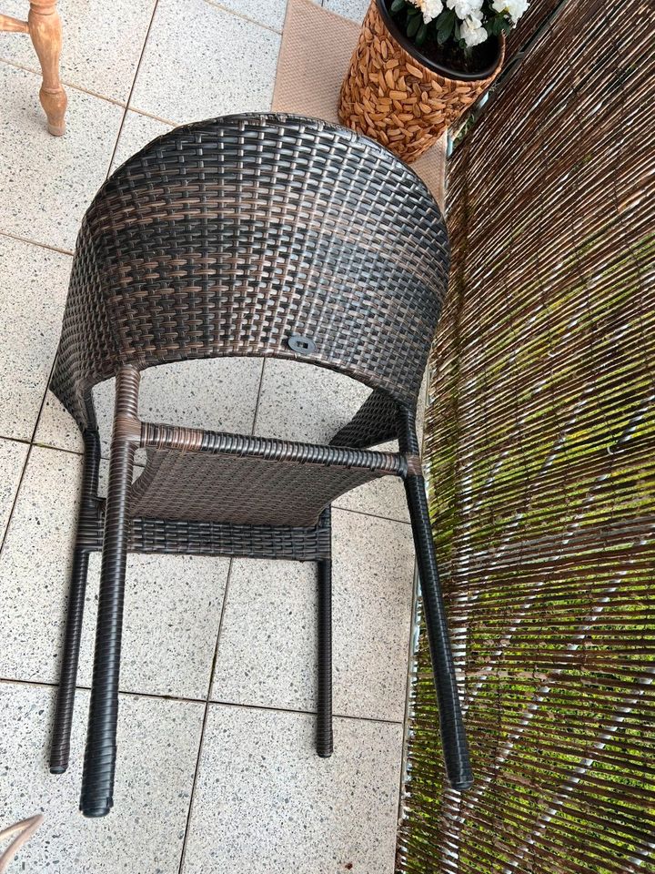Rattan Sessel braun 4 St. 25 € pro Stuhl in Groß-Umstadt