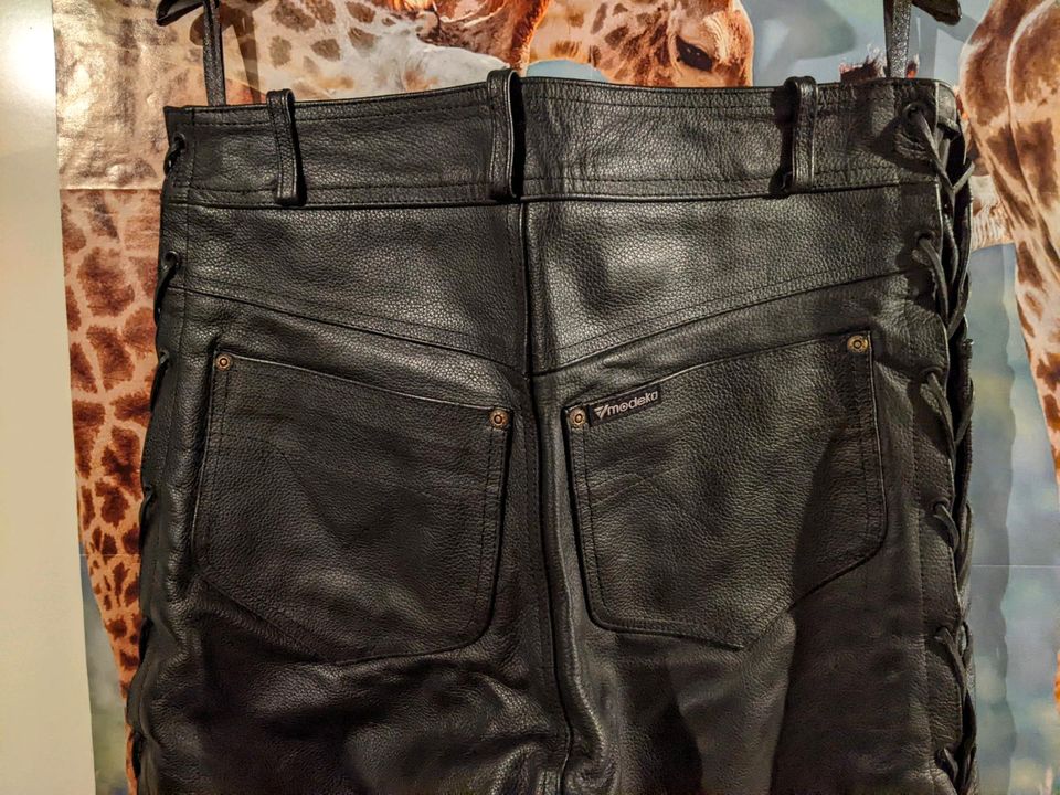 Motorradhose Lederhose Bikerhose Modeka Größe M/38 in Oberhausen