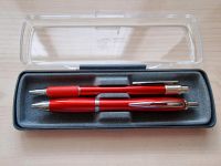 Schreibset mit Etui Kugelschreiber Drehbleistift silber rot Bayern - Allershausen Vorschau