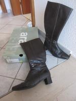 ara Stiefel Gr. 5 1/2 braun Leder Weitschaftstiefel XL Gore-tex Hessen - Mörfelden-Walldorf Vorschau