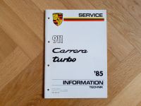 Porsche 911 Service Information Technik 1985 München - Sendling-Westpark Vorschau