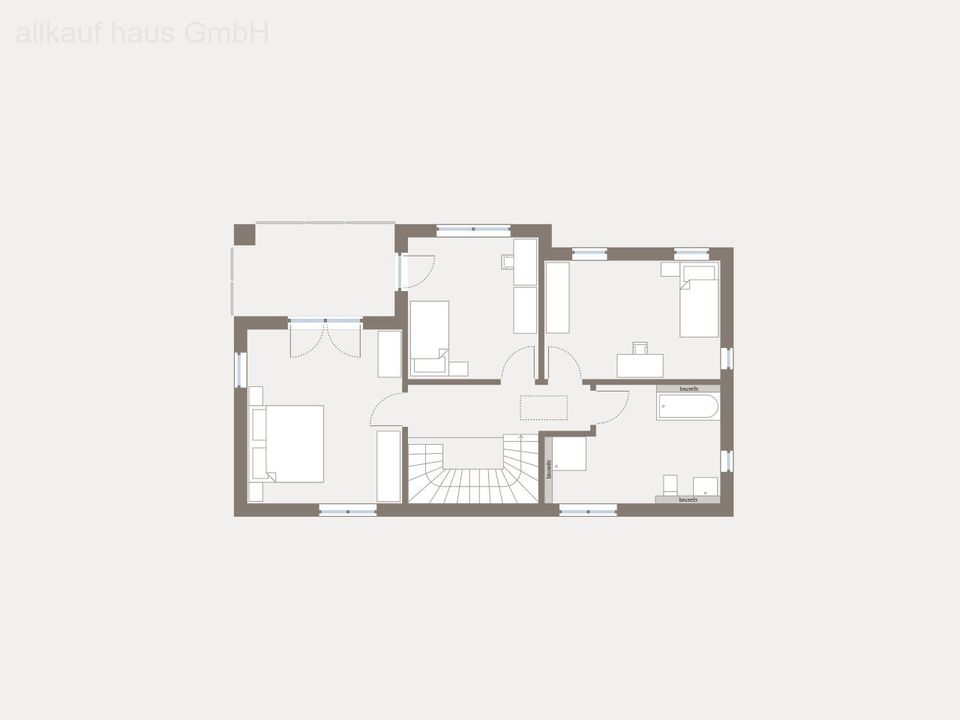 Stadtvilla Eleganz und Raum in Harmonie *Ausbauhaus auf Bodenplatte inkl. Grundstück  "14 Wochen Lieferung"* Mit Liefer-und Preisgarantie in Bad Schönborn