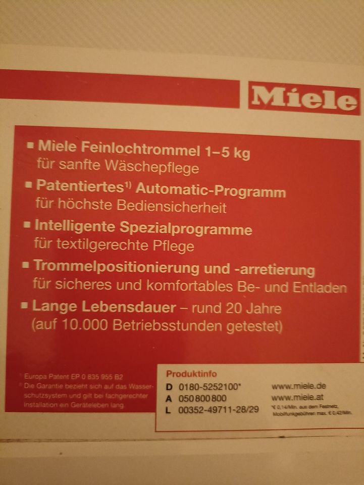 Waschmaschine Miele in Thermalbad Wiesenbad