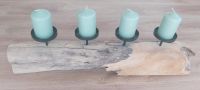 Tischdeko, Kerzenleuchter , 4-Kerzen, Holz + Stahl Niedersachsen - Aurich Vorschau