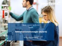 Reklamationsmanager (m/w/d) | Postbauer-Heng Bayern - Postbauer-Heng Vorschau