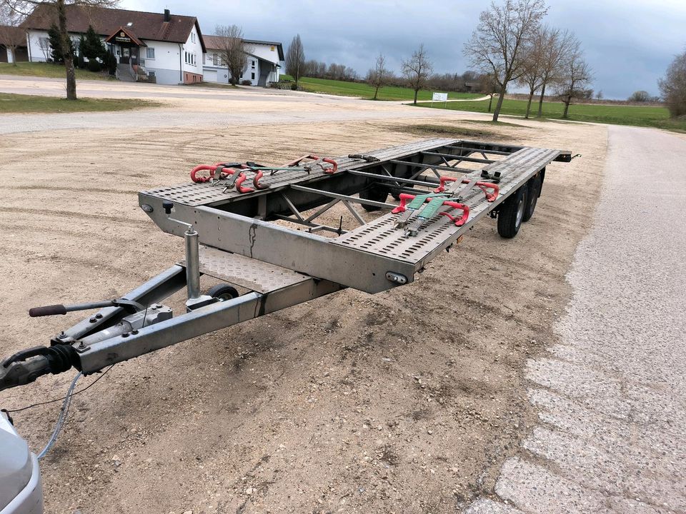 Boro autotransporter autotrailer Duo 3.5T Neuer TÜV in Tannhausen