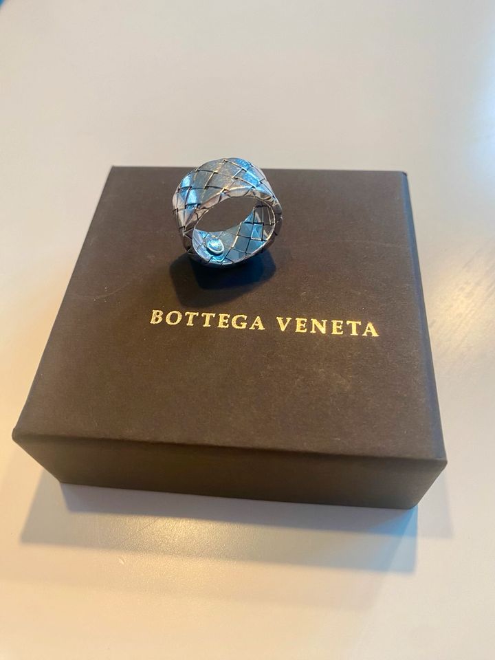 Original Bottega Veneta Ring Sterling Silber 53/13 in München