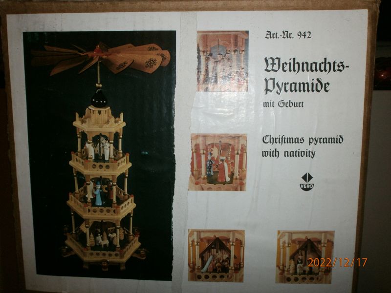 Weihnachtspyramide 68cm, Olbernhau in Chemnitz