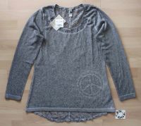 TREDY LANGARM SHIRT PULLOVER STRASS PEACE SPITZE TUNIKA GRAU NEU Baden-Württemberg - Geislingen an der Steige Vorschau