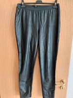 Elegante, schwarze Hose von Zizzi, Größe M. Vorne Öko-Leder Hessen - Bad Orb Vorschau