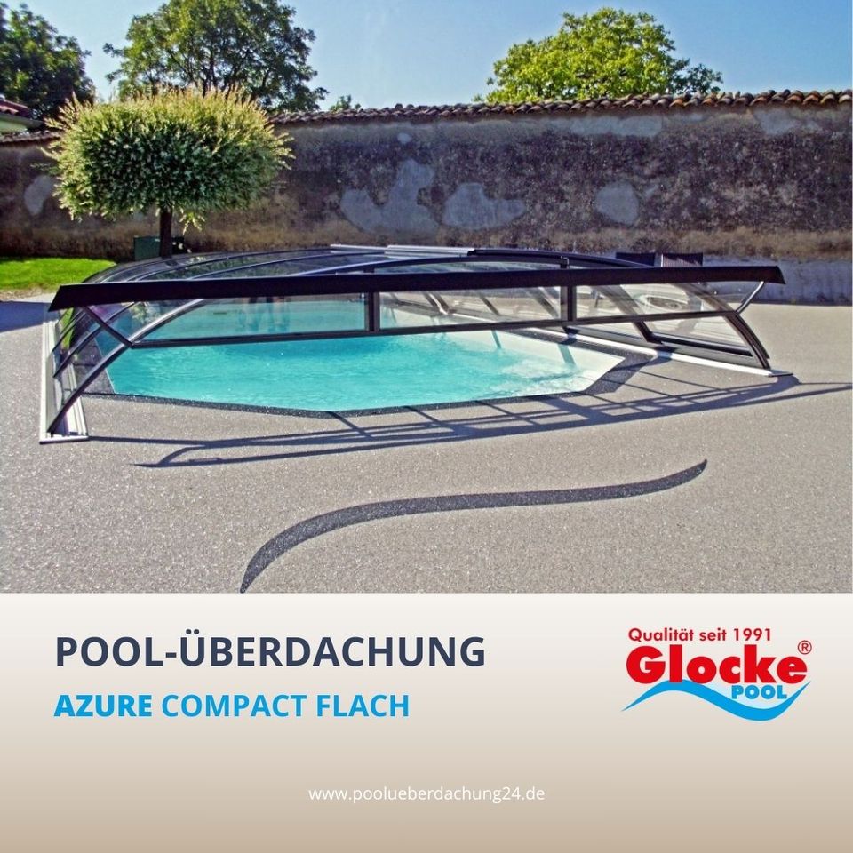Pool Überdachung | Selbstbau BOX | AZURE Compact Flach in Delitzsch