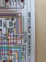 Chevy Belair- Biscayne & Impala BJ 1959 Stromlaufplan Baden-Württemberg - Malsch Vorschau