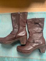 Stiefel von Gabor, Gr.41 rötlich/braunes Leder Pankow - Weissensee Vorschau