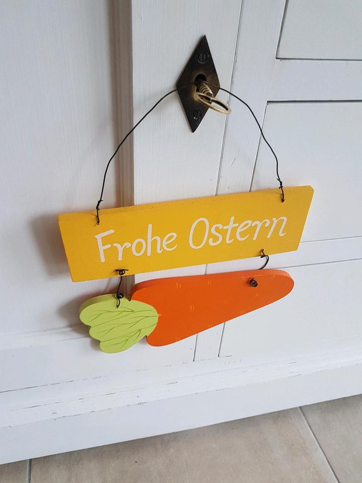 Karton Oster Deko Ostereier Osterkorb Dekoration Ostern in Ostbevern