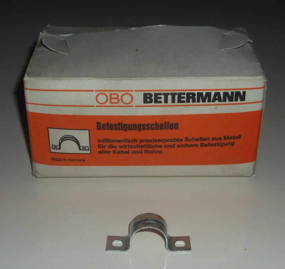 95 Stück OBO Bettermann Befestigungsschellen 605/19 Pg 11 in Ober-Mörlen
