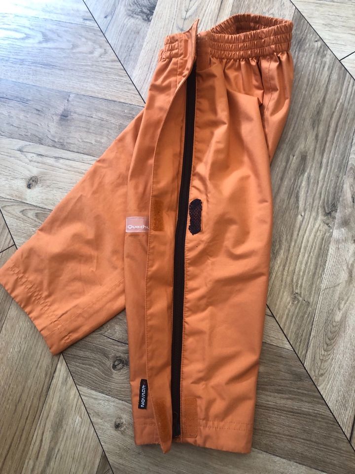 Quechua Regenhose Überziehhose Matschose Kinder, Decathlon, 86/93 in Kerpen