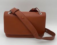 Marco Polo Leder Handtasche cognac braun klein Frankfurt am Main - Sachsenhausen Vorschau