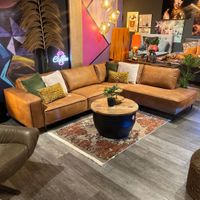 Ecksofa Akron - Mikrofaser Cognac - 298x222 cm Nordrhein-Westfalen - Bocholt Vorschau