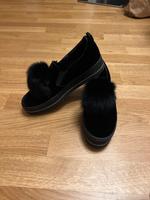 Maripe Schuhe Damen samt schwarz Fell 39 Slipper Bayern - Regensburg Vorschau