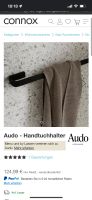 Neu Handtuchhalter schwarz Audi/ Menu von connox Hannover - Linden-Limmer Vorschau