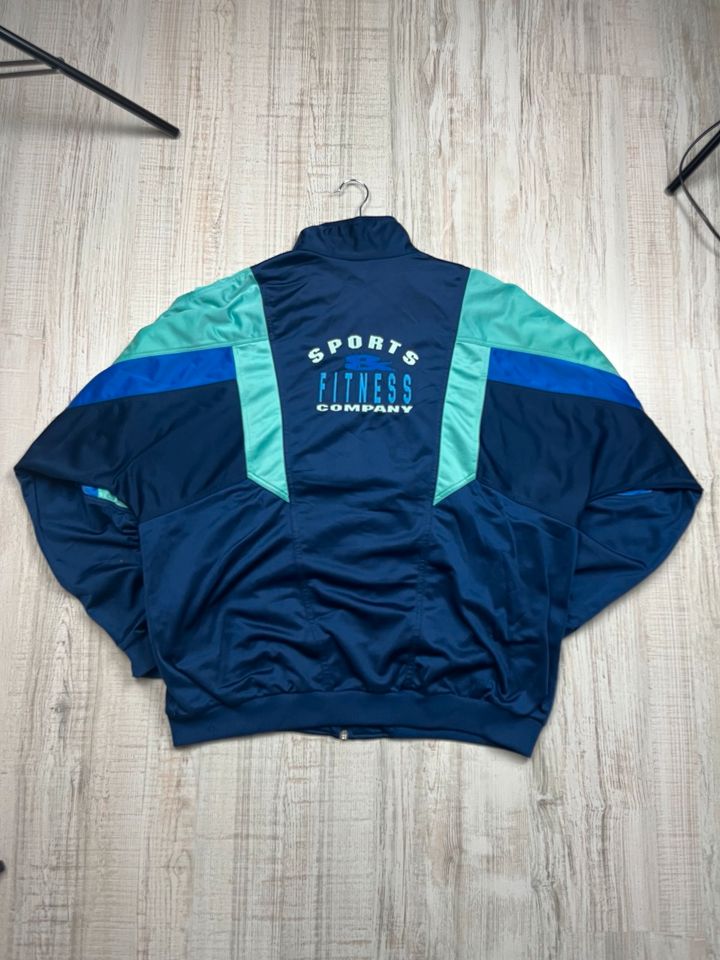 Nike Vintage Jacke blau Größe XL in Hohenpeißenberg