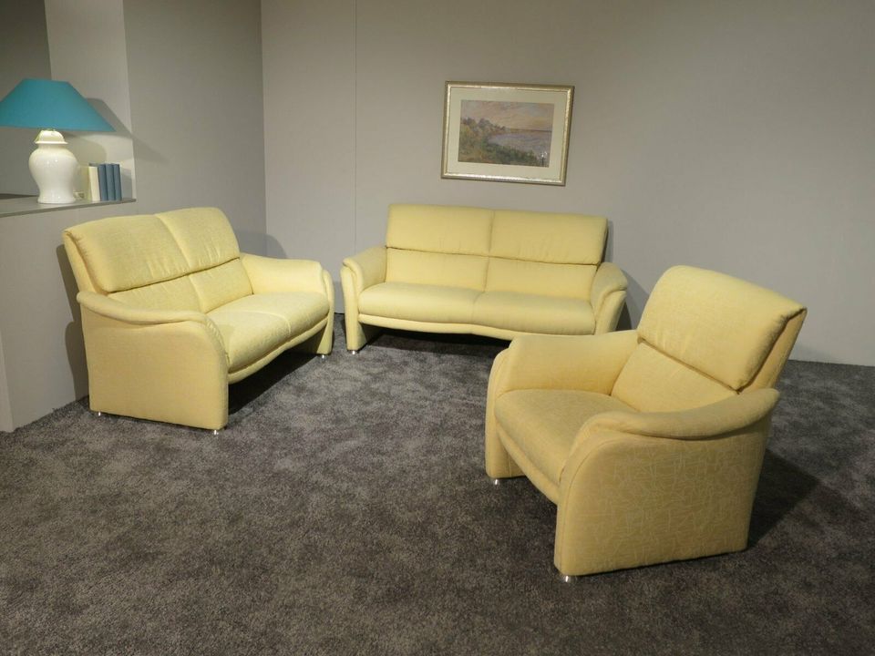 Polstergarnitur Sessel Sofa Couch 3-2-1 in Cham