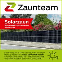 25 m Solar-Sichtschutzzaun, 9,24 kWp, Pv- Zaun, PV Anlage, Wechselrichter, Photovoltaik Niedersachsen - Rastdorf Vorschau