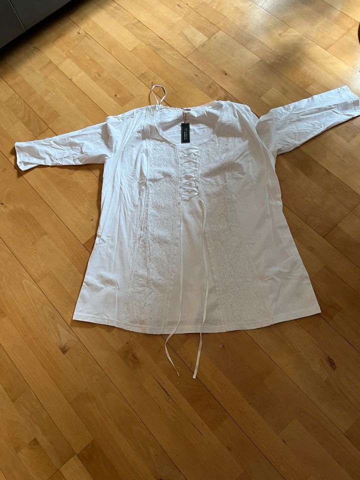 Leichtes Shirt~bonprix~neu mit Etikett ~weiß~GrXL in Köln