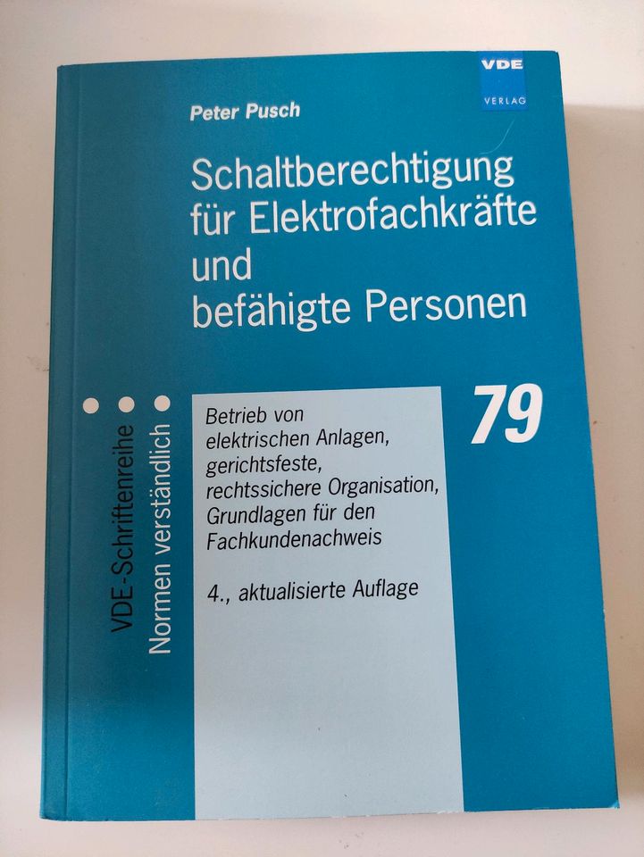 Schaltberechtigung für Elektrofachkräfte Buch in Nienberge