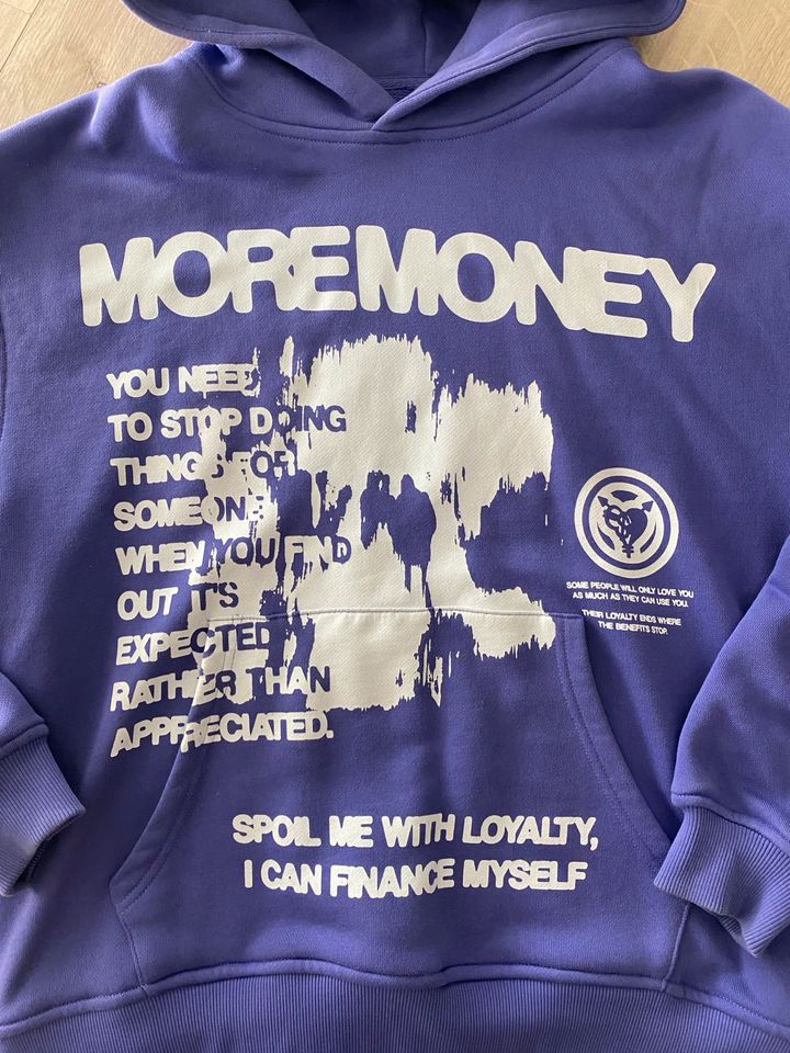 MoreMoneyMoreLove Hoodie XL in Lage