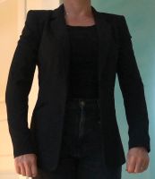 H&M Long-Blazer schwarz Gr 34 Nordrhein-Westfalen - Monheim am Rhein Vorschau