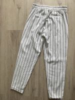 Sommerhose weiß Nadelstreifen xs 34 Hose Mittel hoch Baden-Württemberg - Weingarten Vorschau