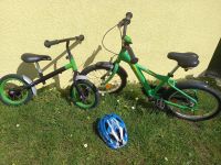 Laufrad Fahrrad Kinder Rad Helm 52-57 blau grün noxon puky Mecklenburg-Vorpommern - Stralsund Vorschau