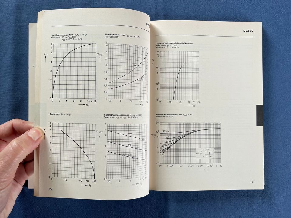 SIEMENS Datenbuch 1983/84 SIPMOS Kleinsignaltransistoren in Bremen