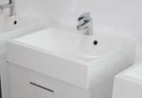 Aufsatzwaschtisch in Weiß Waschbecken für Möbelschränke Nordrhein-Westfalen - Espelkamp Vorschau