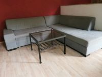 Sofa Eckcouch grauer Stoff lxbxh 222x235x73 cm, Sitztiefe 58 cm Sachsen - Tharandt Vorschau