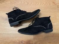 Stiefeletten Schwarz mit Silbernen Nieten Schuhe Neustadt - Gartenstadt Süd Vorschau