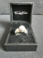 Breiter Thomas Sabo Ring mit Perle und 925 Silber Bayern - Augsburg Vorschau