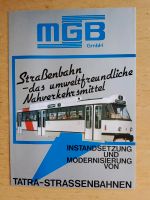 Prospekt mgb Instandsetzung Modernisierung Tatra Straßenbahnen Berlin - Charlottenburg Vorschau