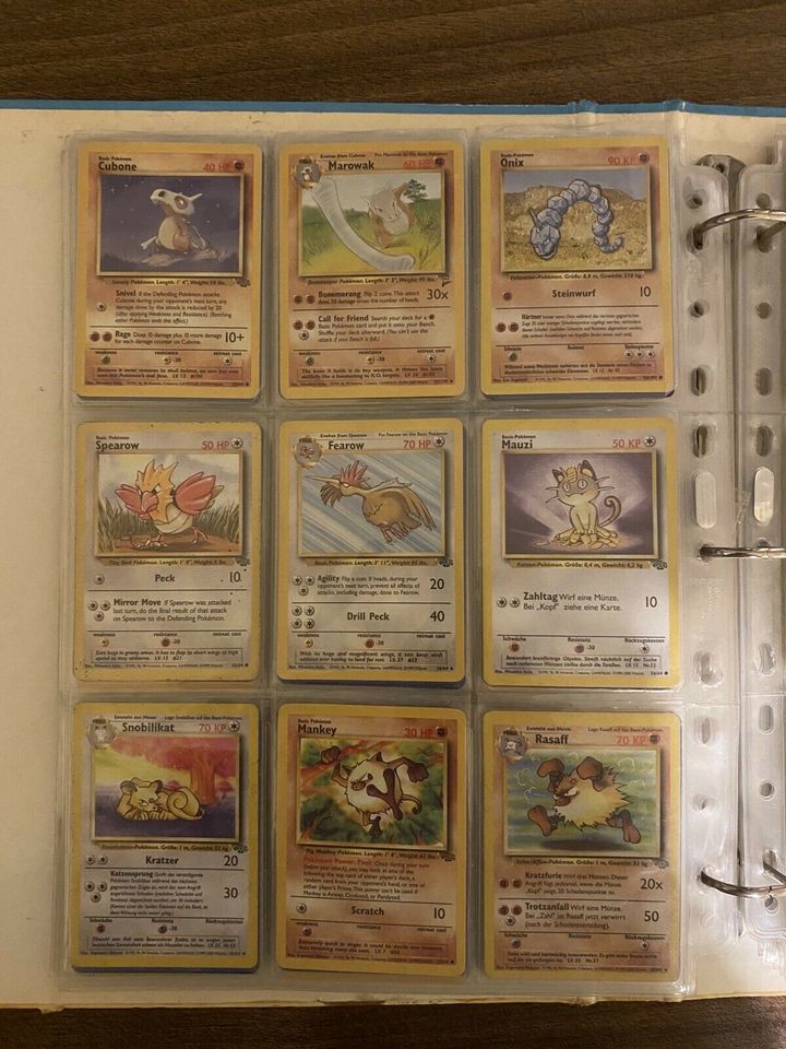 Pokémon Karten Base Sammlung gemischt/Holo-Karten und 1st Edition in Weisenheim am Berg