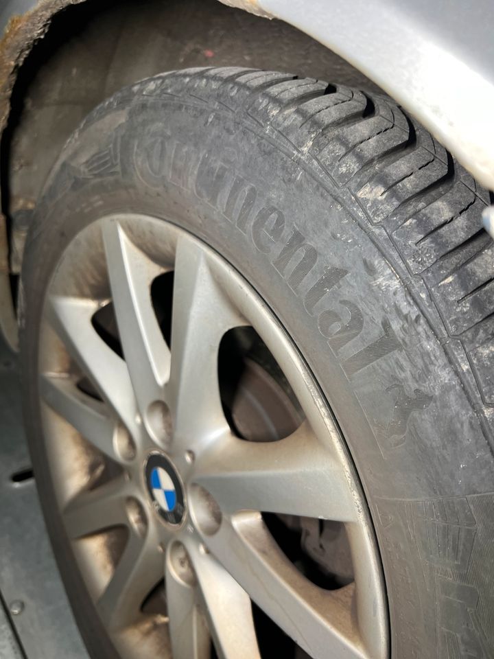 Bmw e46 Alufelgen Allwetter 205/55R16 94V Reifen Continental in Weilerswist