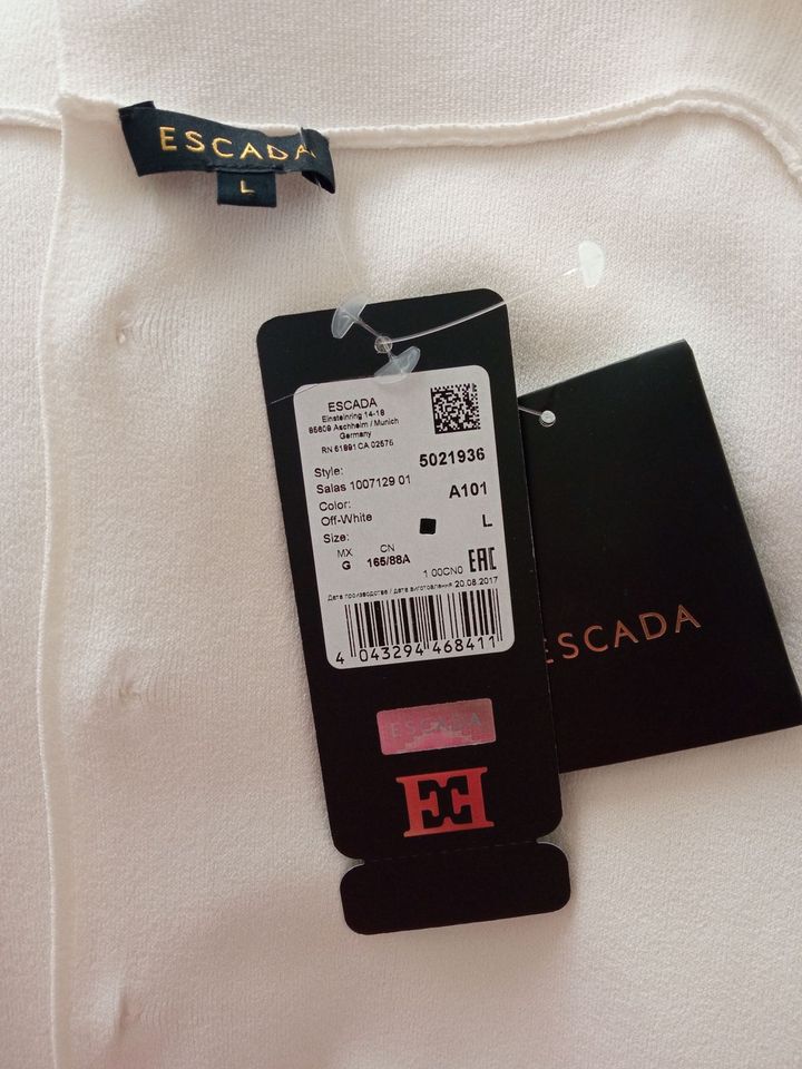 ESCADA Bluse Off White NEU mit Etiketten in München