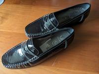 Schuhe Loafer Mokassins Gr. 40 Via Milano schwarz Lackleder Bremen - Schwachhausen Vorschau