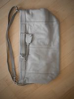 helle Handtasche Bree Lausanne 4 aus Leder, grau Bayern - Krailling Vorschau